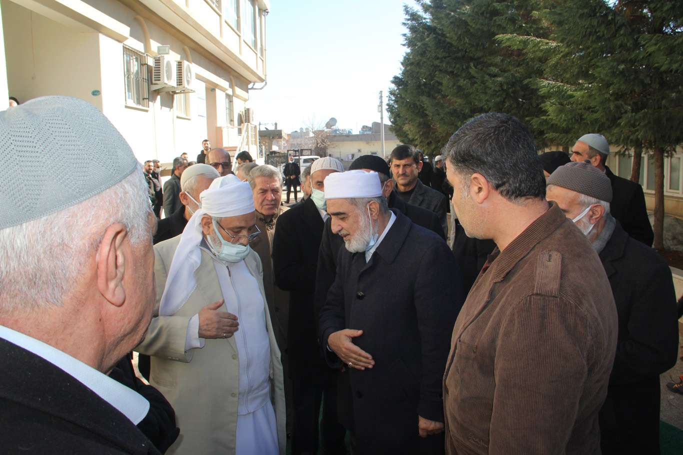 İTTİHADUL ULEMA'dan Molla Zübeyir Arnasi'nin ailesine taziye ziyareti